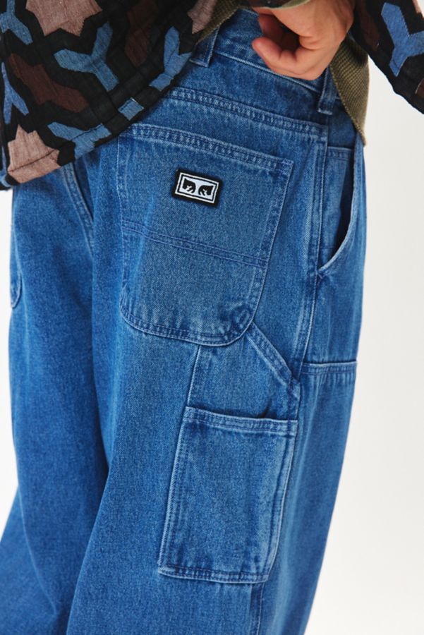 Slide View: 4: OBEY Bigwig Baggy Double Knee Carpenter Jean