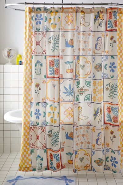 Mariana Tile Shower Curtain