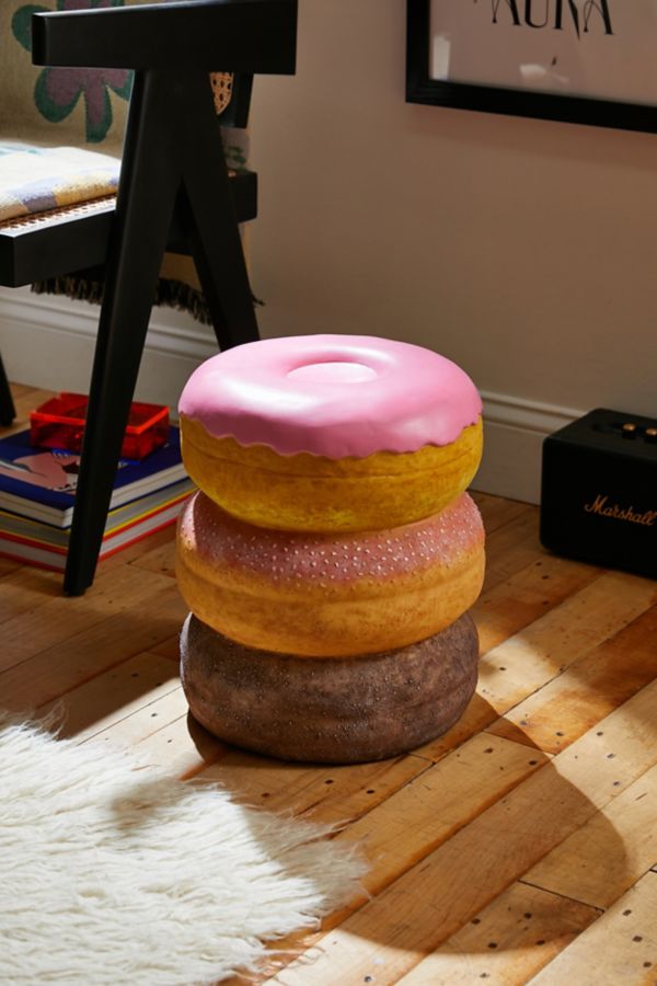 Slide View: 1: Third Drawer Down Giant Pink Donut Stool