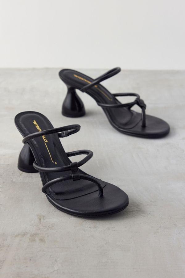 Slide View: 3: Intentionally Blank Una Strappy Mule Heel