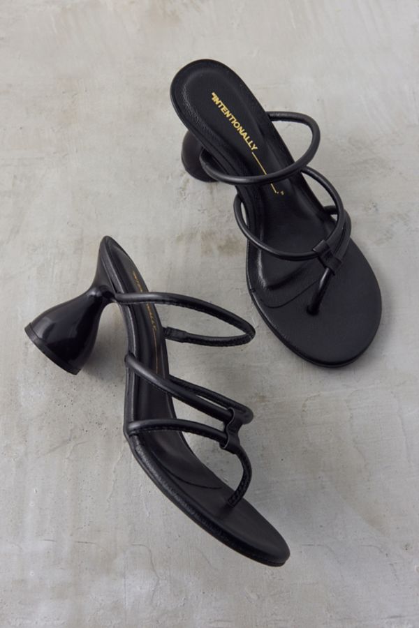 Slide View: 4: Intentionally Blank Una Strappy Mule Heel