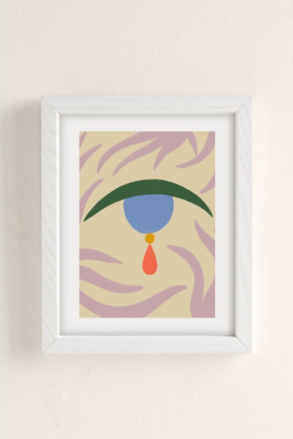 Slide View: 2: sandrapoliakov Tear Drop Art Print