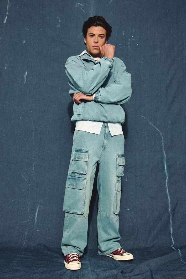 Slide View: 1: Jean Cargo Skate Baggy BDG