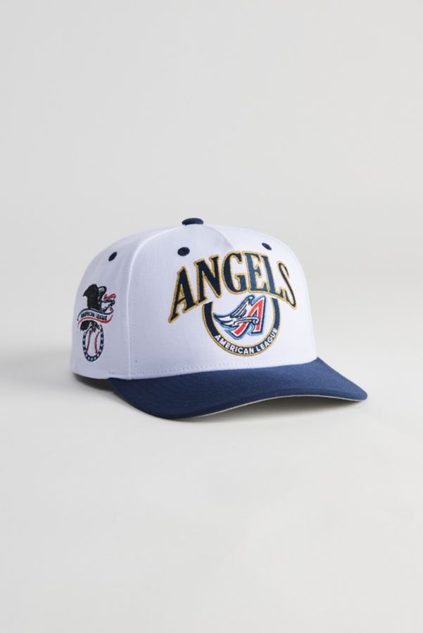 Slide View: 1: Mitchell & Ness MLB Los Angeles Angels Crown Jewels Pro Snapback Hat