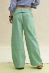 Thumbnail View 5: BDG Charlie Gingham Low-Rise Wide-Leg Pant