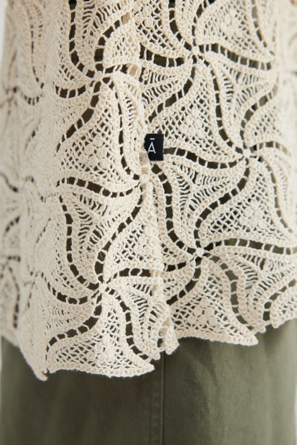 Slide View: 5: David Catalán Crochet Lace Tee