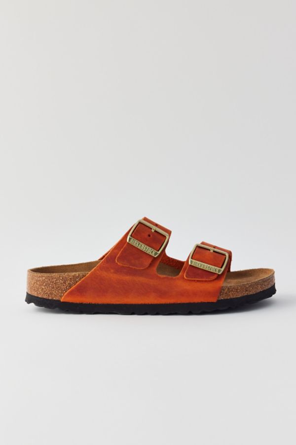 Slide View: 3: Birkenstock Arizona Oiled Leather Sandal