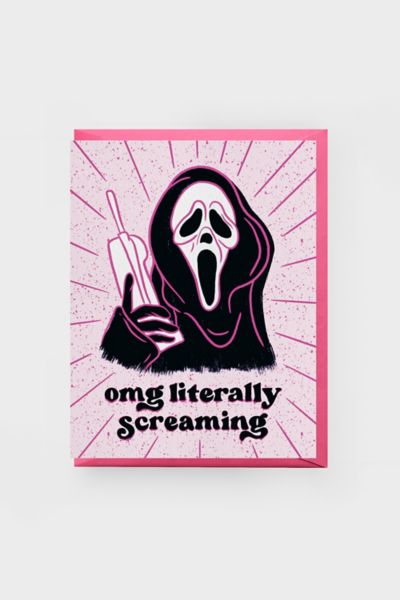 Boss Dotty Literally Screaming Greeting Card