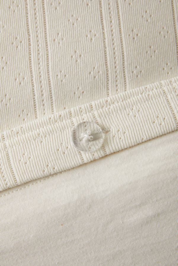 Slide View: 6: Pointelle Jersey Duvet Cover