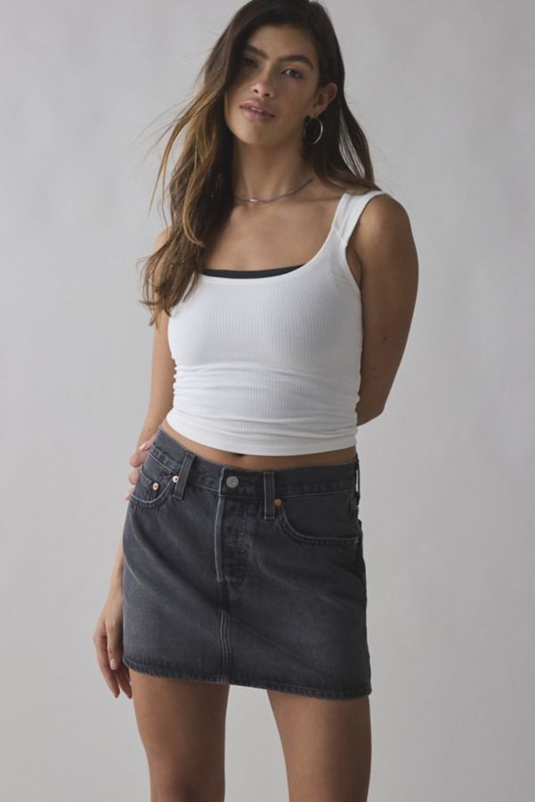 Slide View: 3: Levi’s® Icon Denim Mini Skirt