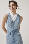 Thumbnail View 2: Levi's® Denim Wide Leg Jumpsuit