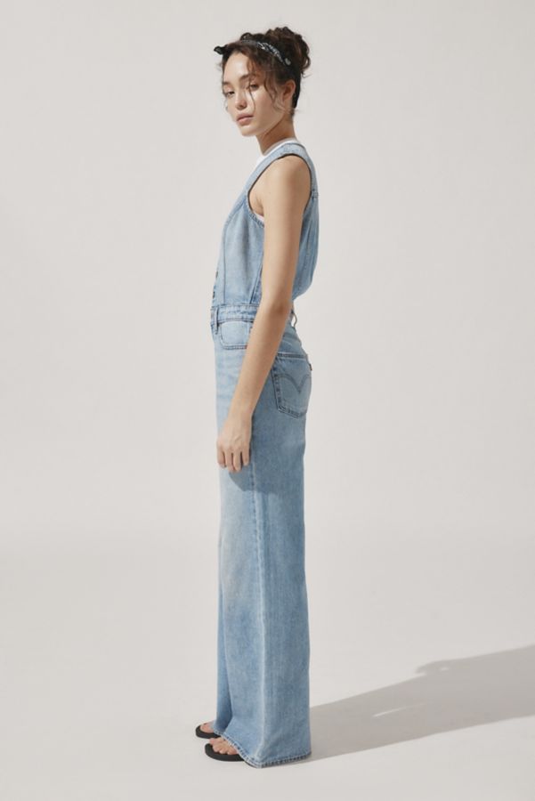 Slide View: 3: Levi's® Denim Wide Leg Jumpsuit