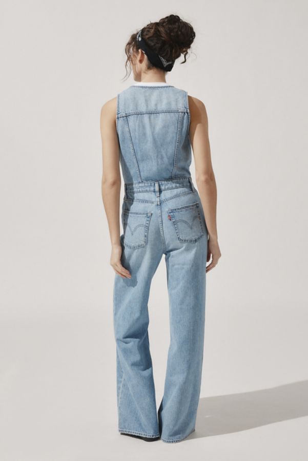 Slide View: 4: Levi's® Denim Wide Leg Jumpsuit