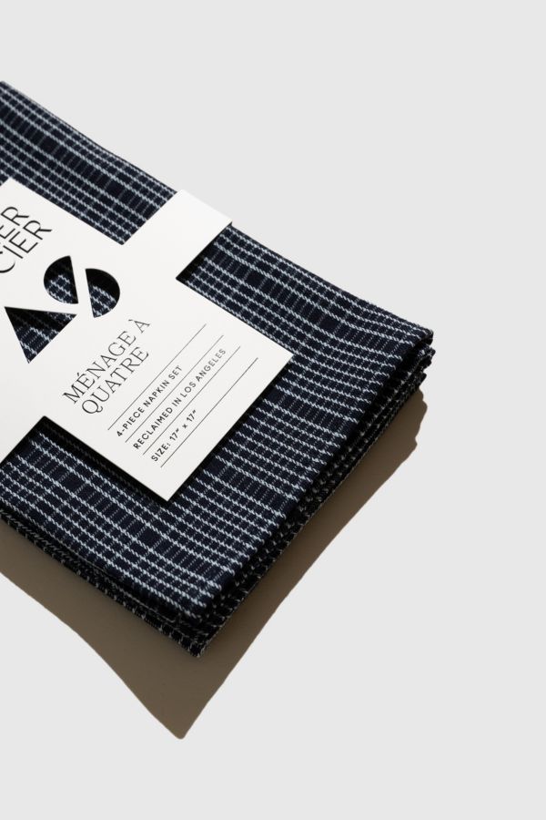 Slide View: 4: ATELIER SAUCIER Patterned Napkin Set