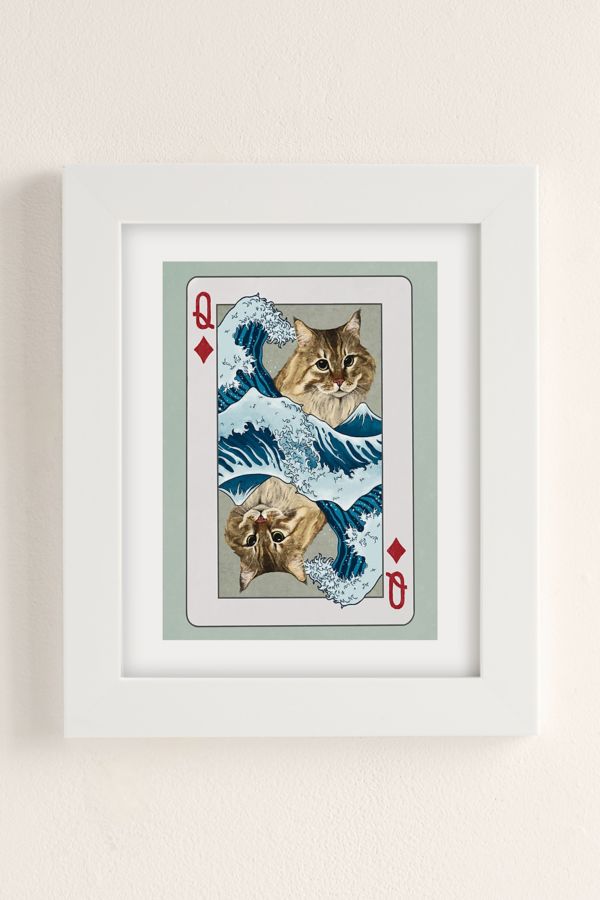 Slide View: 2: Samantha Koenig Queen Of Diamonds Art Print