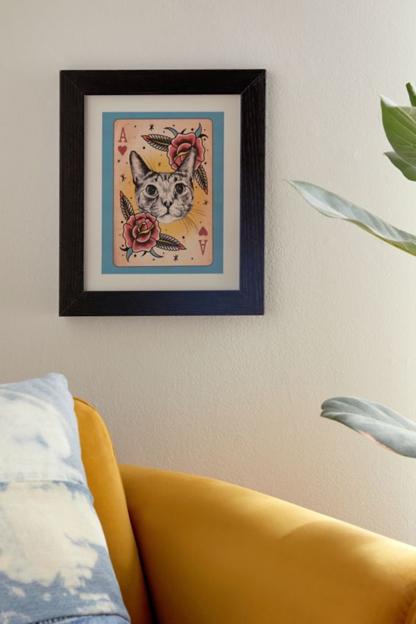 Slide View: 1: Samantha Koenig Ace Of Hearts Art Print