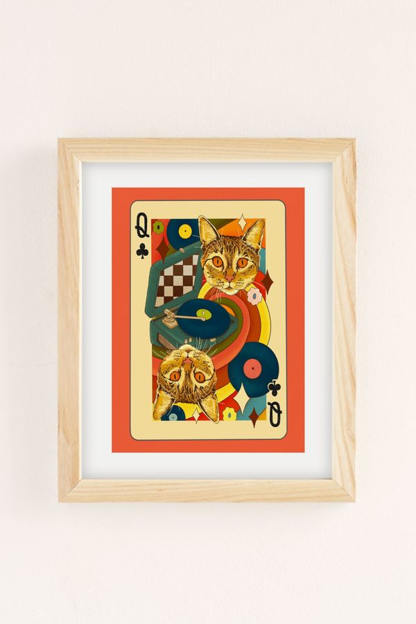 Slide View: 2: Samantha Koenig Queen Of Clubs Art Print