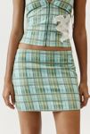 Thumbnail View 3: Basic Pleasure Mode Angel Plaid Mini Skirt