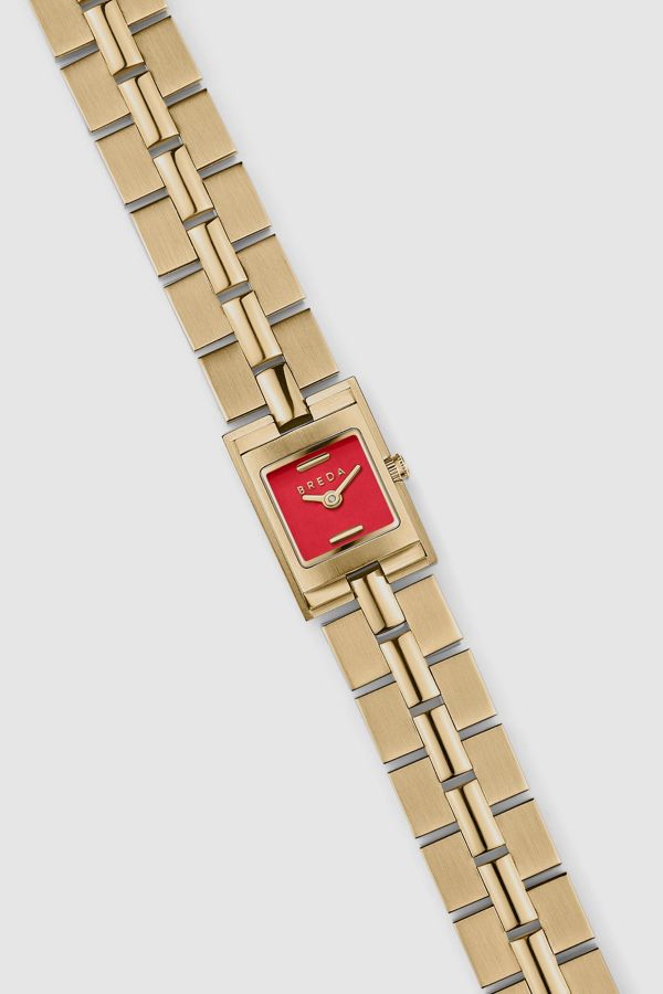 Slide View: 2: BREDA Relic Metal Bracelet Quartz Analog Watch