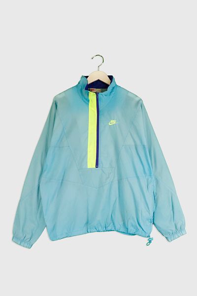 Vintage Nike Quarter Zip Multi Neon Colored Windbreaker