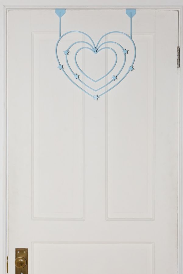 Slide View: 3: Heart Over-The-Door Multi-Hook