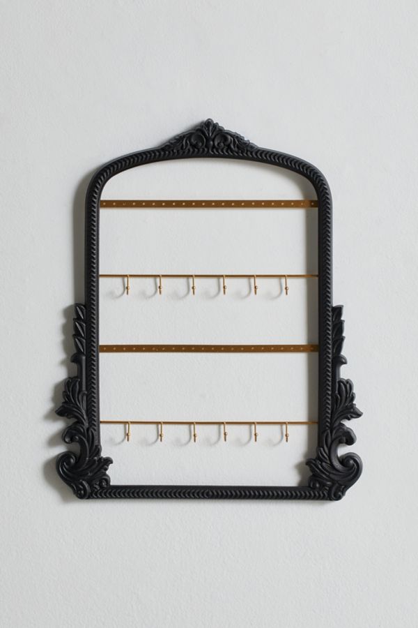 Slide View: 2: Gold Ornate Jewelry Organizer