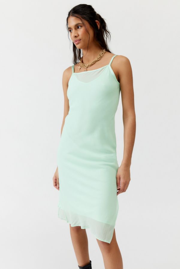 Slide View: 1: Riverside Tool & Dye Isla Silk Slip Dress