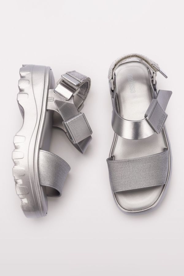 Slide View: 2: Melissa Kick Off Jelly Platform Sandal