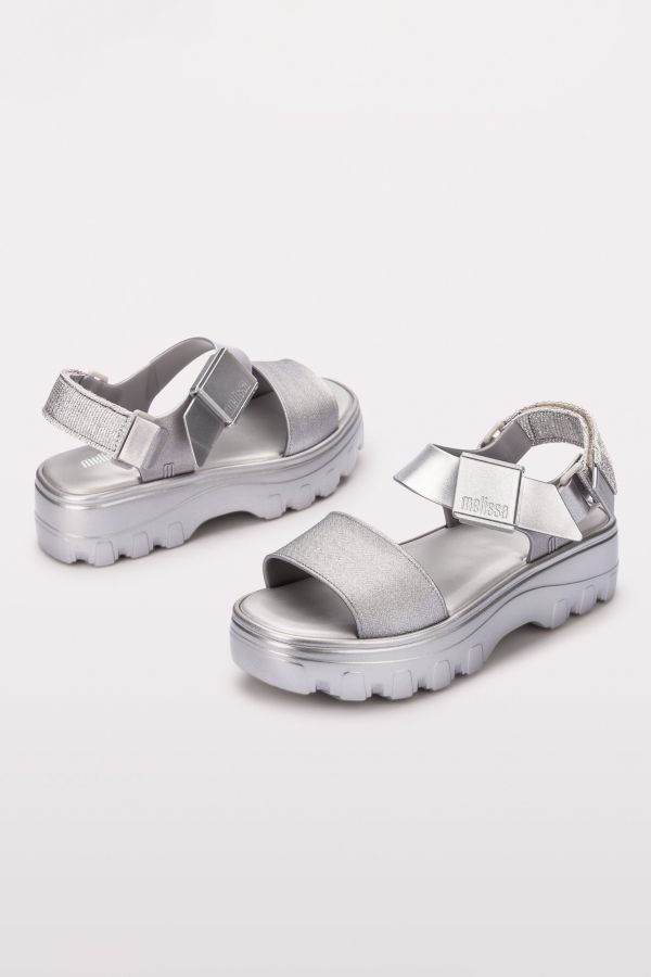 Slide View: 3: Melissa Kick Off Jelly Platform Sandal