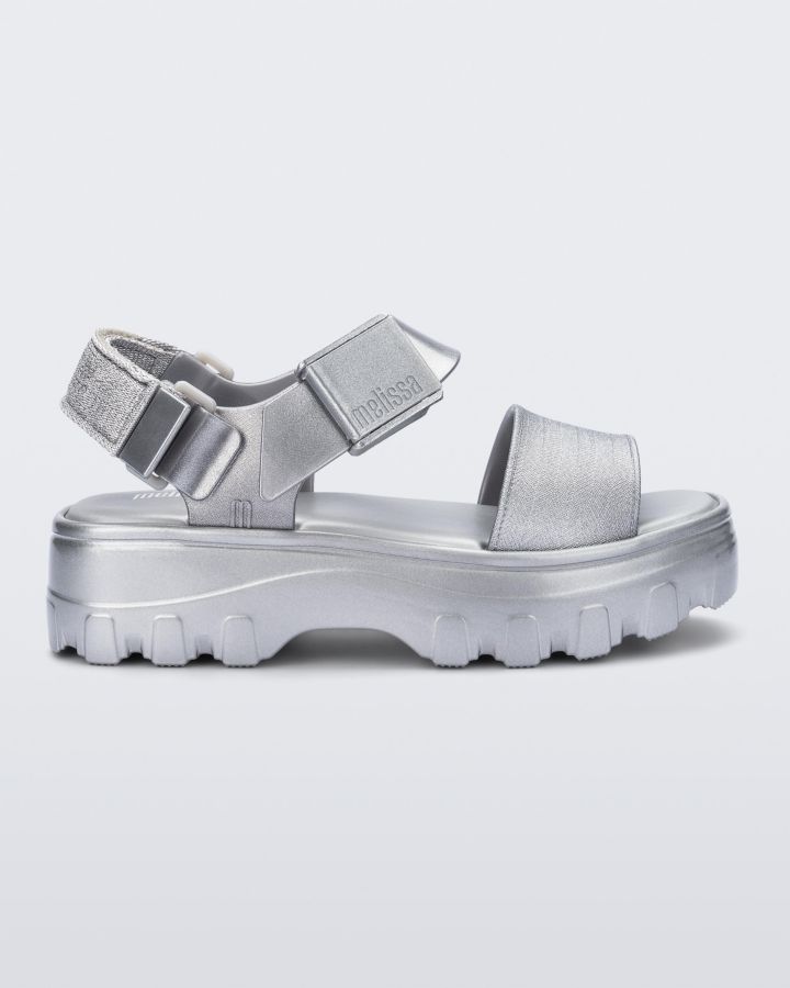 Slide View: 1: Melissa Kick Off Jelly Platform Sandal