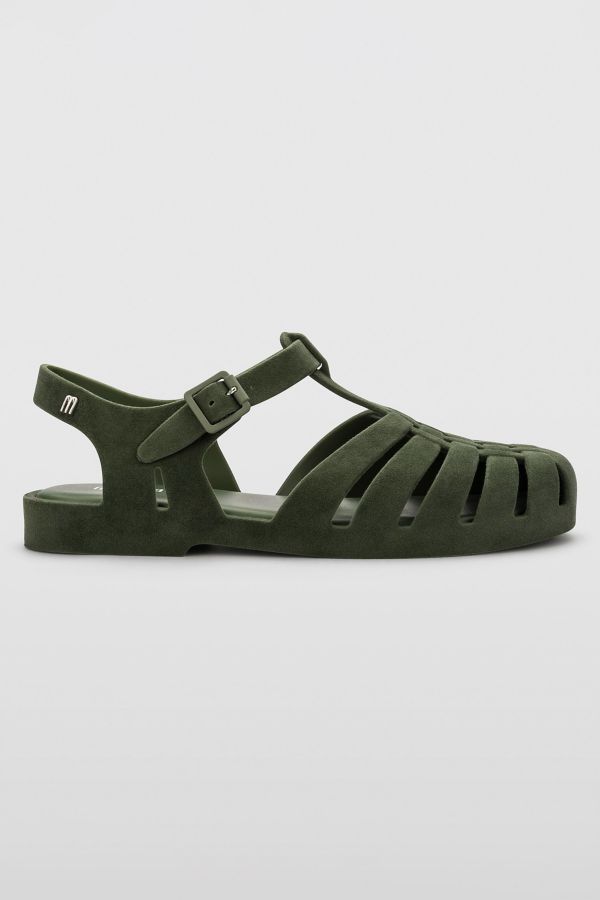 Slide View: 3: Melissa Possession Velvet Fisherman Sandal