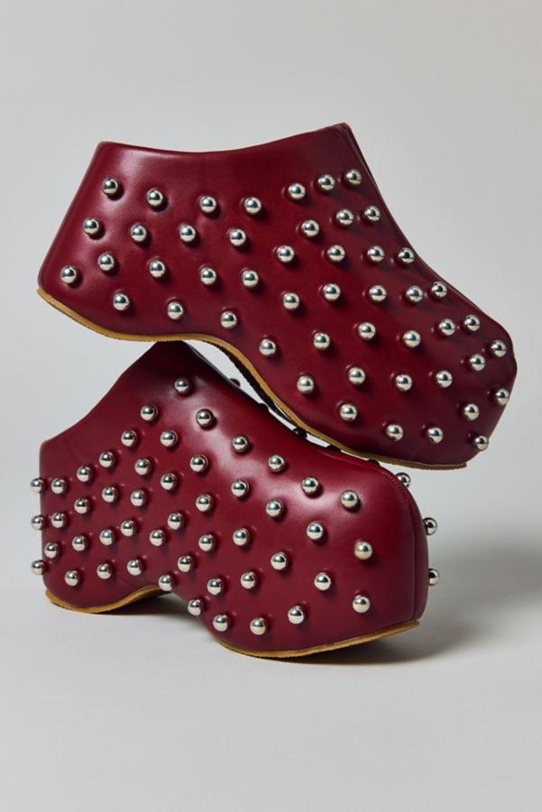 Slide View: 2: Azalea Wang Romesco Studded Platform Clog