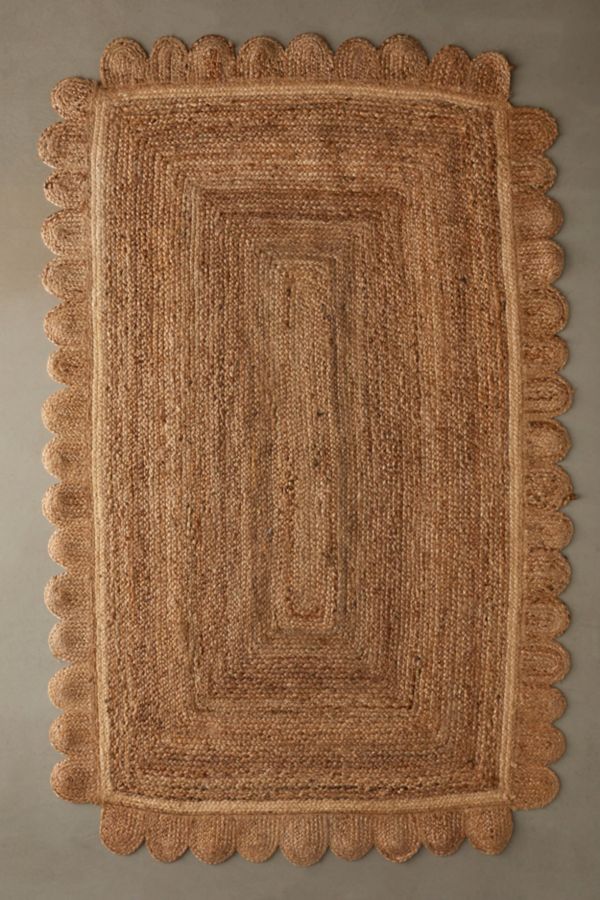 Slide View: 1: Stevie Petals Braided Jute Rug