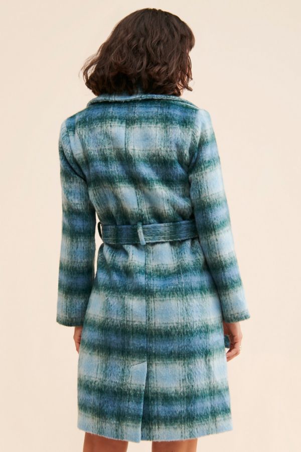 Slide View: 2: MinkPink Sloan Plaid Coat