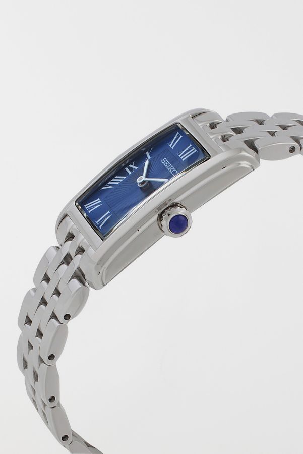 Slide View: 2: Seiko Quartz Blue Dial Watch SWR085P1