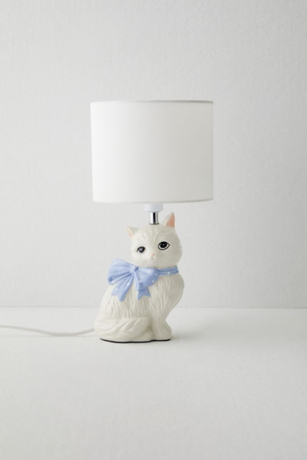 Slide View: 3: Adelaide Cat Table Lamp