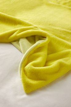 Slide View: 2: Harper Faux Fur Solid Throw Blanket