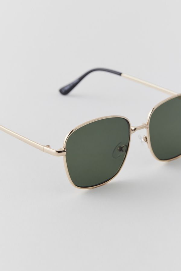 Slide View: 3: UO Essential Metal Square Sunglasses