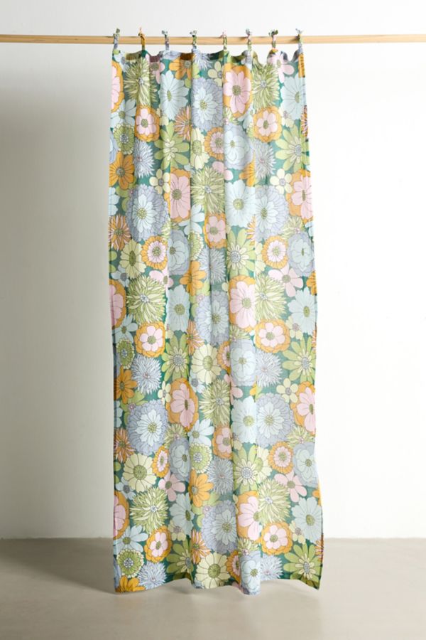 Slide View: 2: Vera Floral Window Panel