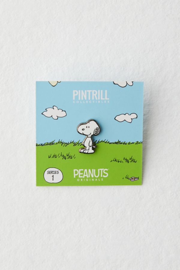 Slide View: 1: Pintrill Peanuts Snoopy Enamel Pin