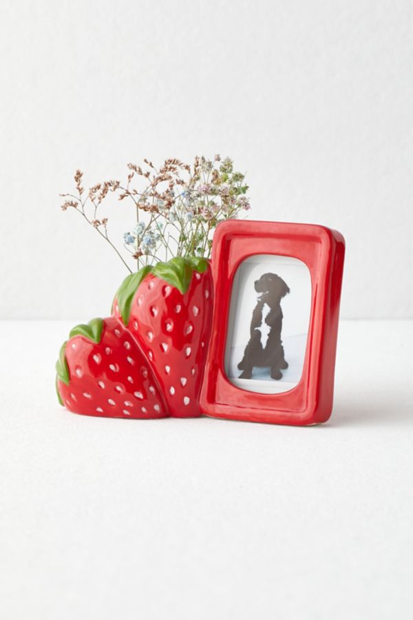 Slide View: 3: Strawberry INSTAX Picture Frame Vase