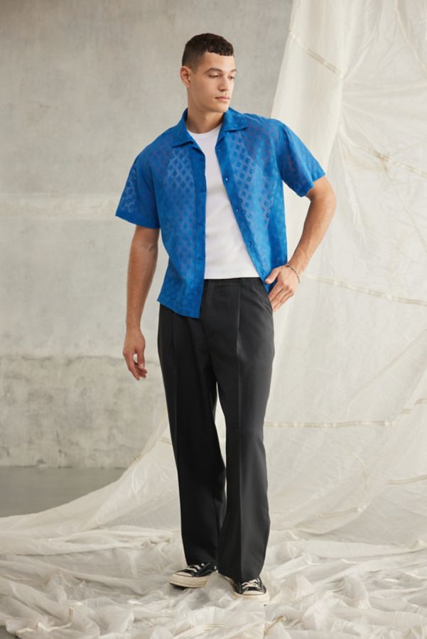 Slide View: 4: Standard Cloth Jason Relaxed Pleated Trouser Pant