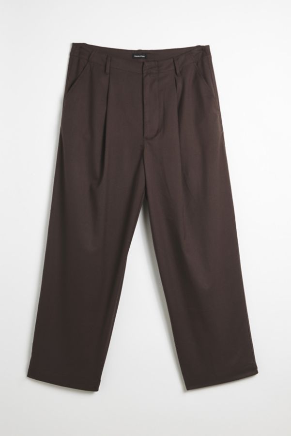 Slide View: 3: Standard Cloth Jason Relaxed Pleated Trouser Pant