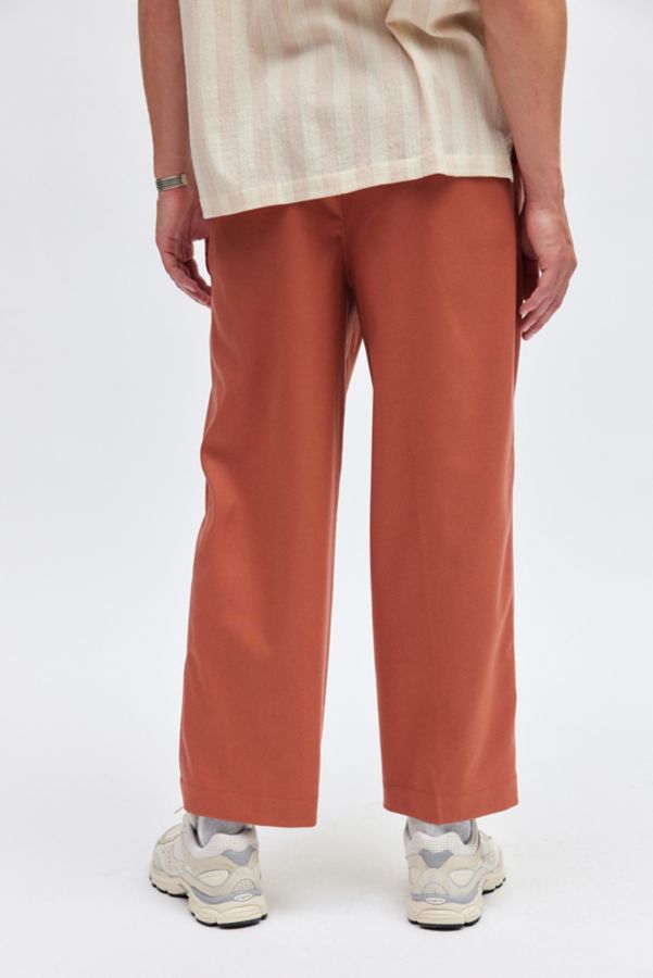 Slide View: 2: Standard Cloth Jason Relaxed Pleated Trouser Pant