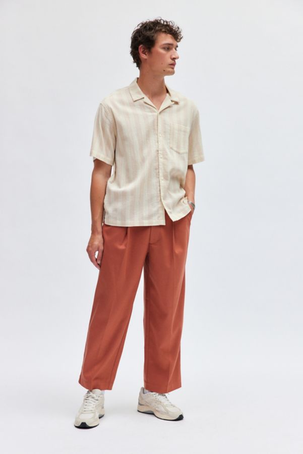 Slide View: 3: Standard Cloth Jason Relaxed Pleated Trouser Pant