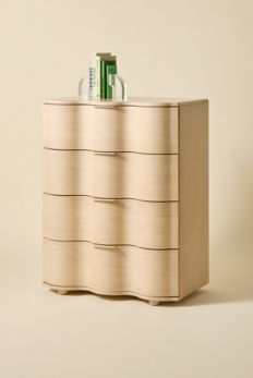 Slide View: 1: Aria Tall 4-Drawer Dresser