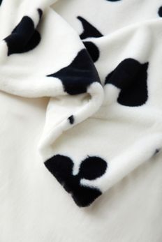 Slide View: 4: Harper Faux Fur Printed Throw Blanket