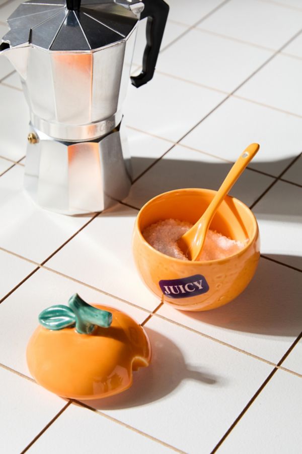 Slide View: 1: DOIY Orange Sugar Bowl