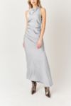 Thumbnail View 1: Amy Lynn Rue Cowl Neck Satin Maxi Dress