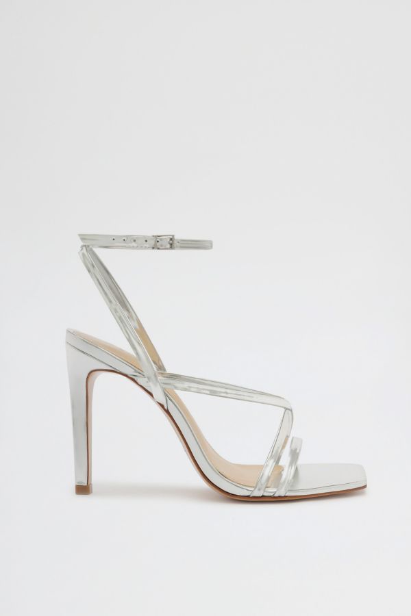 Slide View: 1: Schutz Bari Leather Strappy Heel